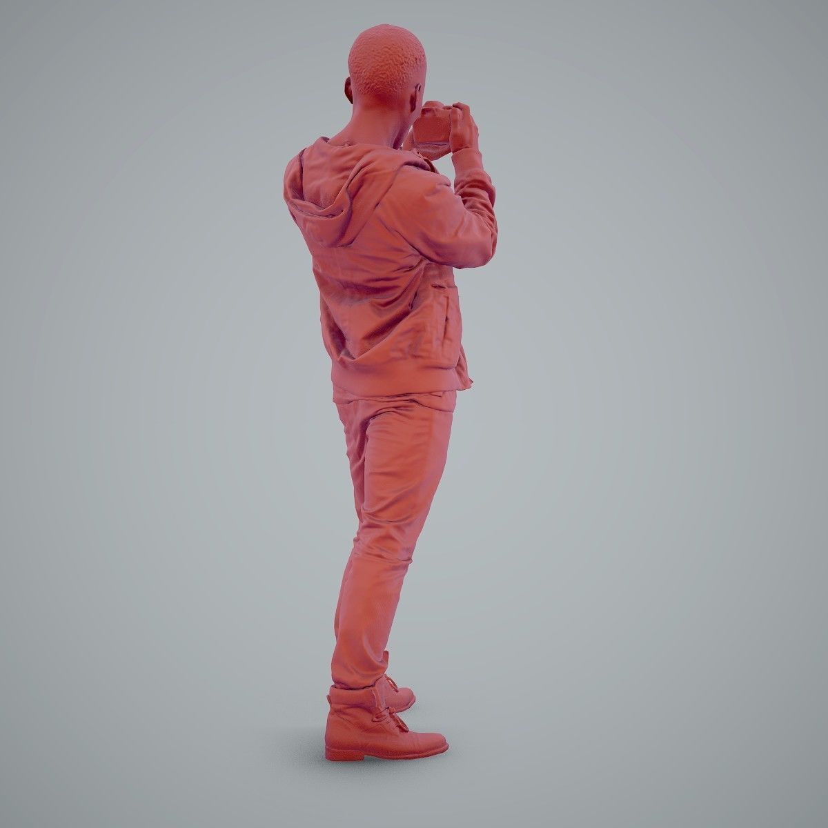 Paparazzi Man with Camera CMan0101-HD2-O02P01-S 3D model_53