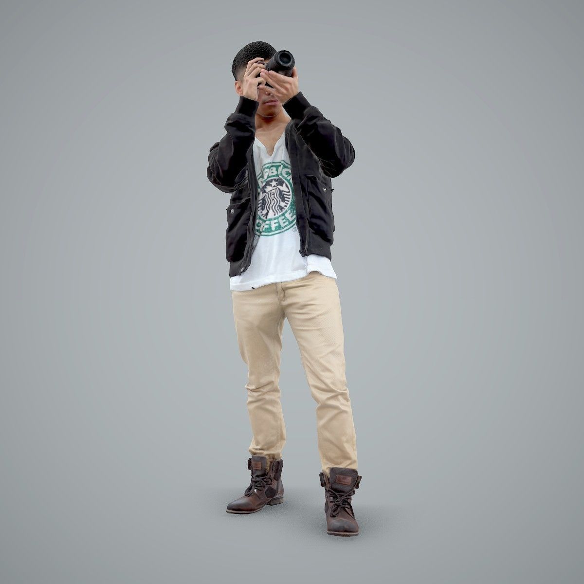 Paparazzi Man with Camera CMan0101-HD2-O02P01-S 3D model_67