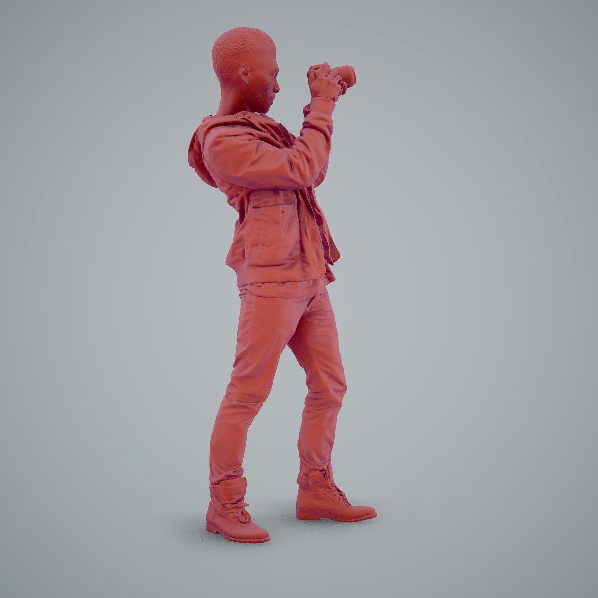 Paparazzi Man with Camera CMan0101-HD2-O02P01-S 3D model_71