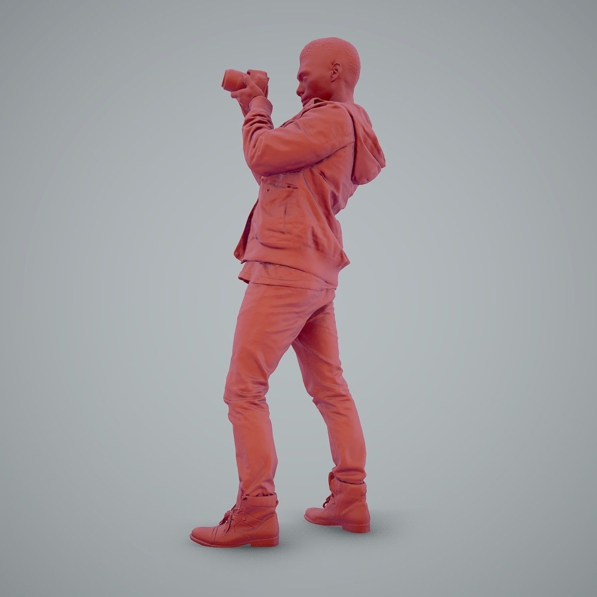 Paparazzi Man with Camera CMan0101-HD2-O02P01-S 3D model_23