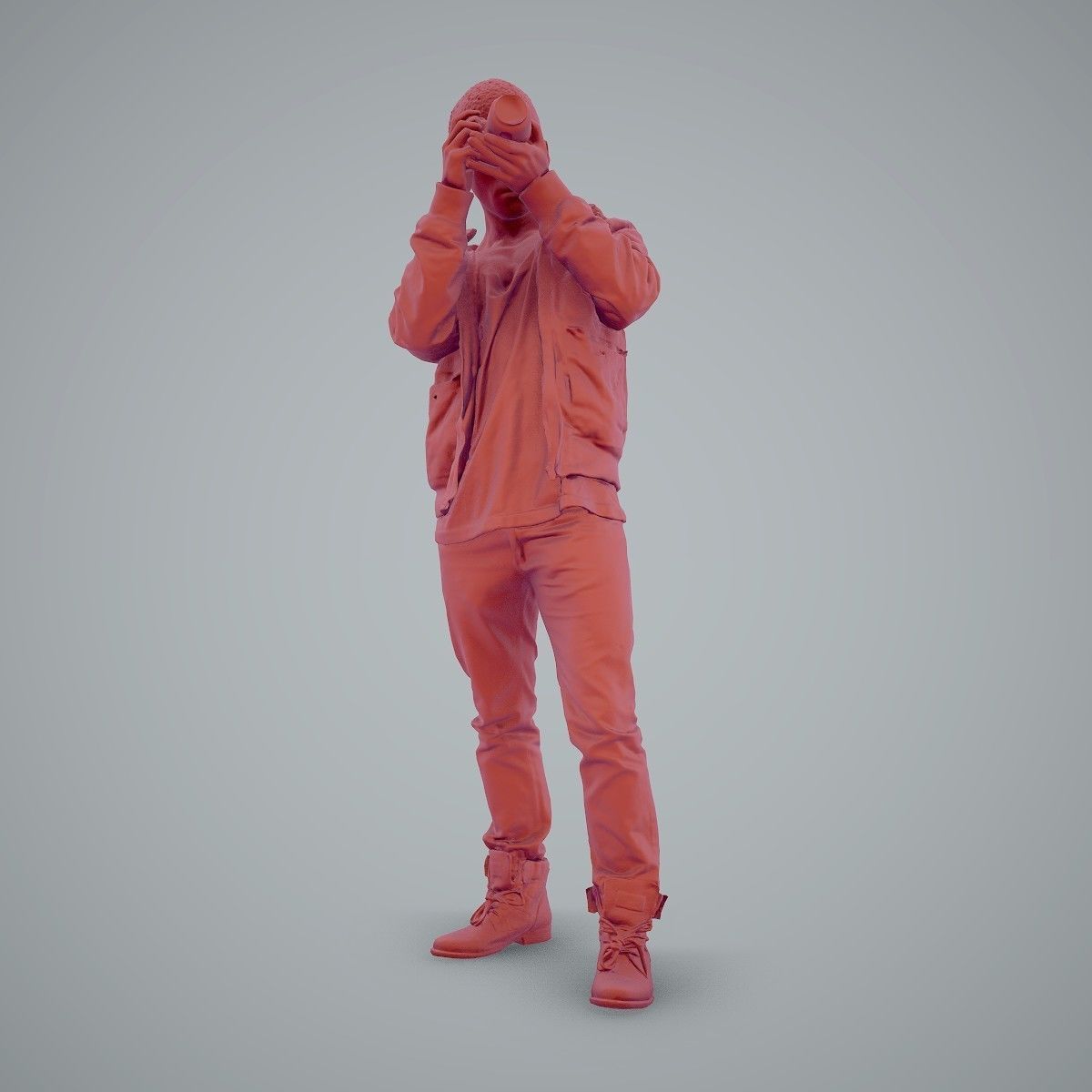 Paparazzi Man with Camera CMan0101-HD2-O02P01-S 3D model_57