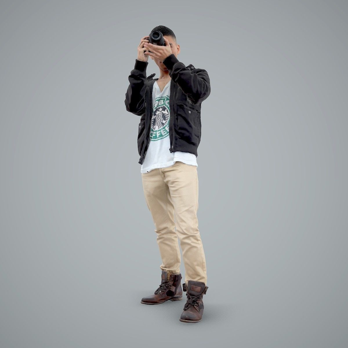 Paparazzi Man with Camera CMan0101-HD2-O02P01-S 3D model_63