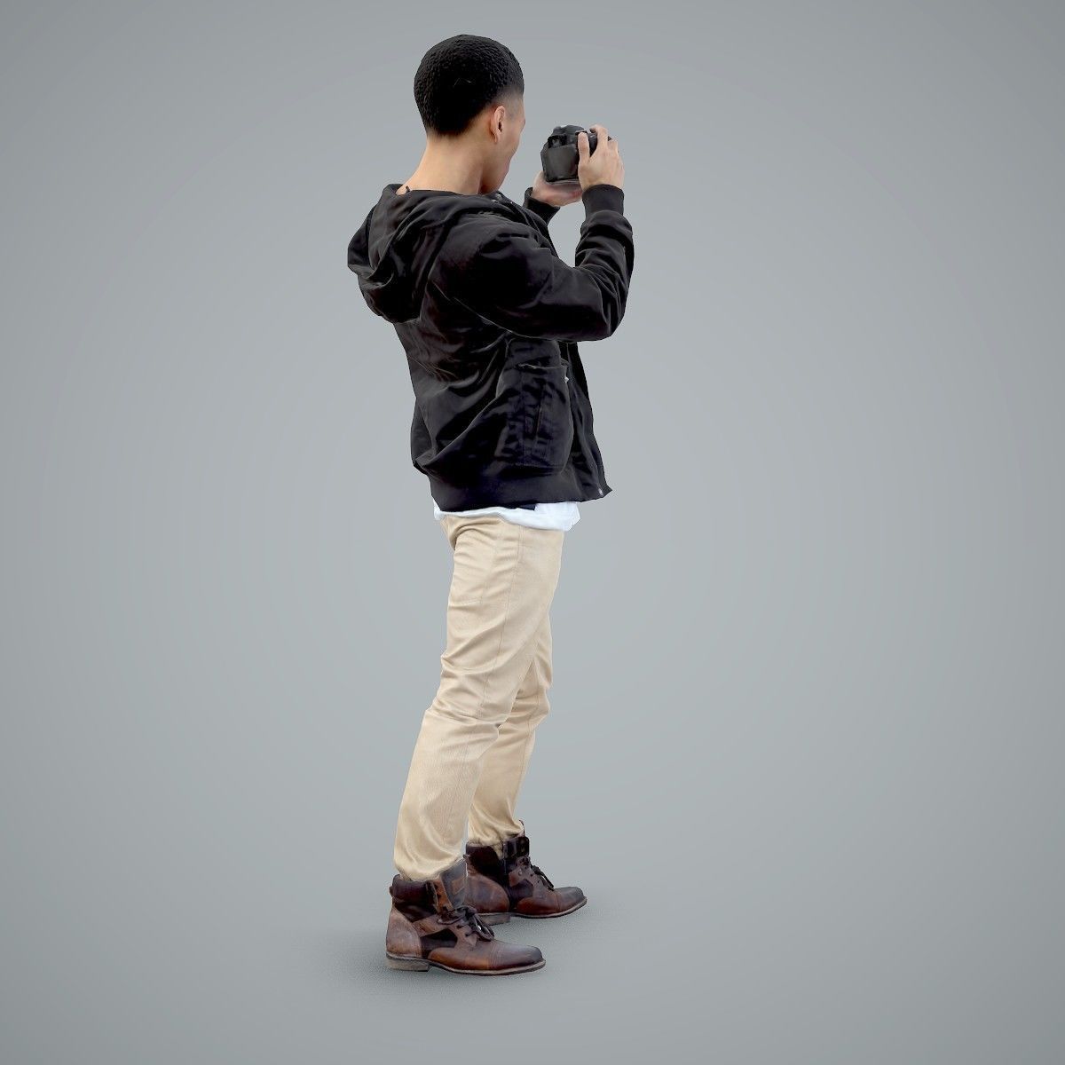 Paparazzi Man with Camera CMan0101-HD2-O02P01-S 3D model_55