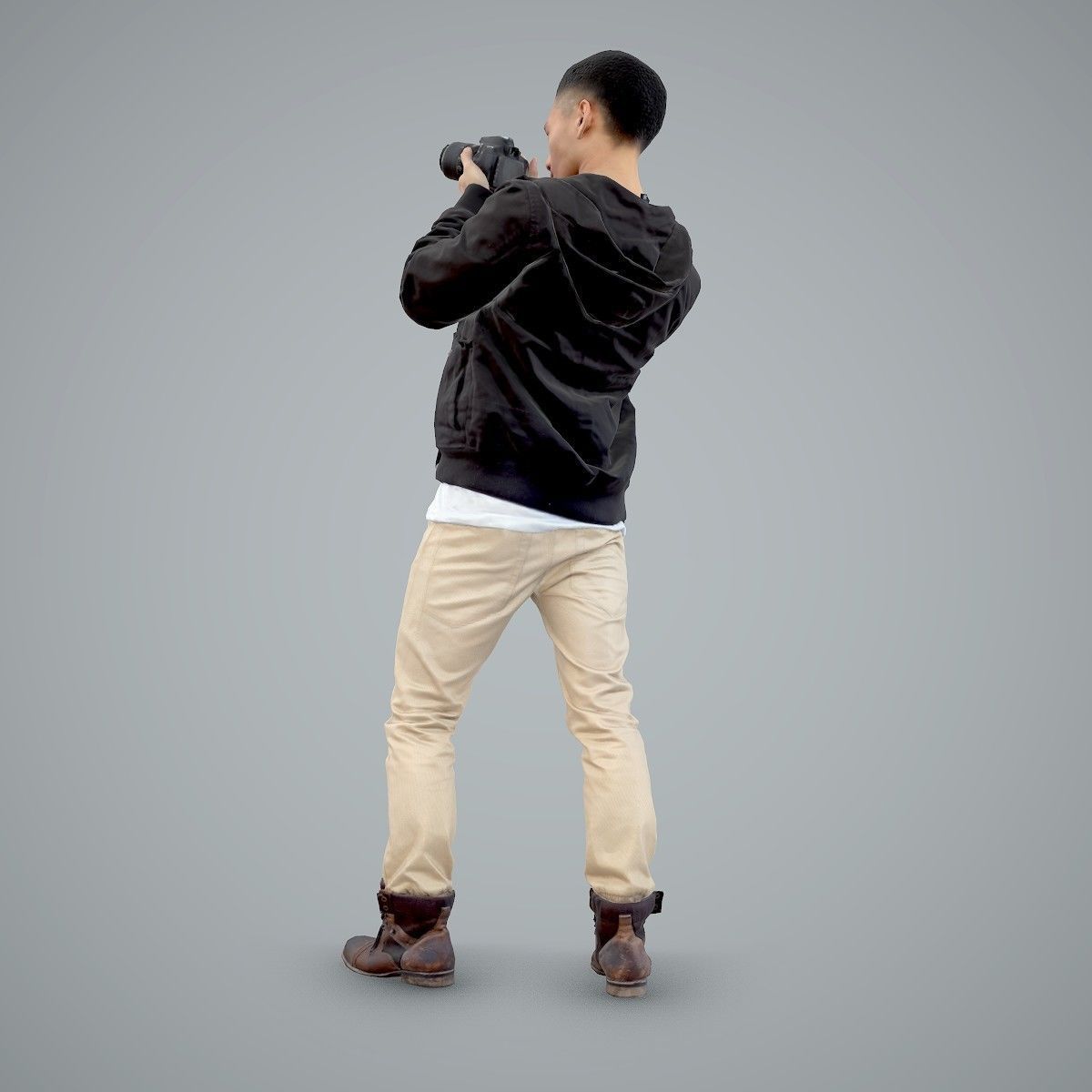 Paparazzi Man with Camera CMan0101-HD2-O02P01-S 3D model_35