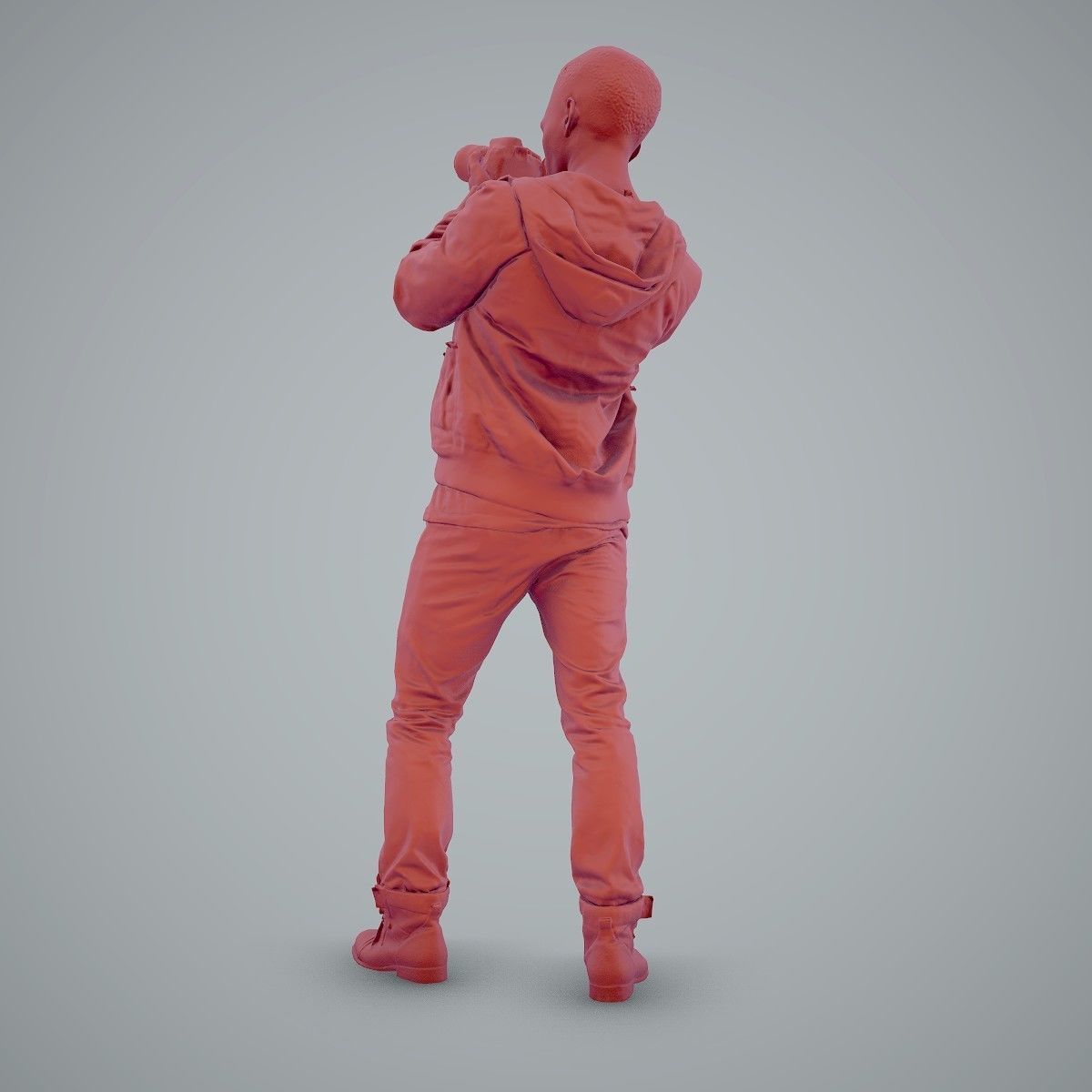 Paparazzi Man with Camera CMan0101-HD2-O02P01-S 3D model_38