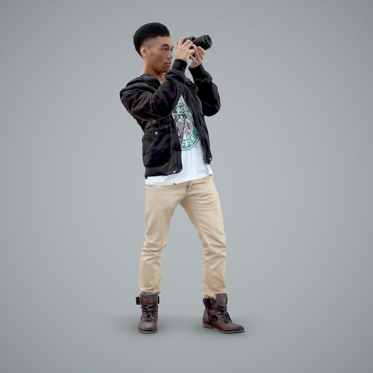 Paparazzi Man with Camera CMan0101-HD2-O02P01-S 3D model_69