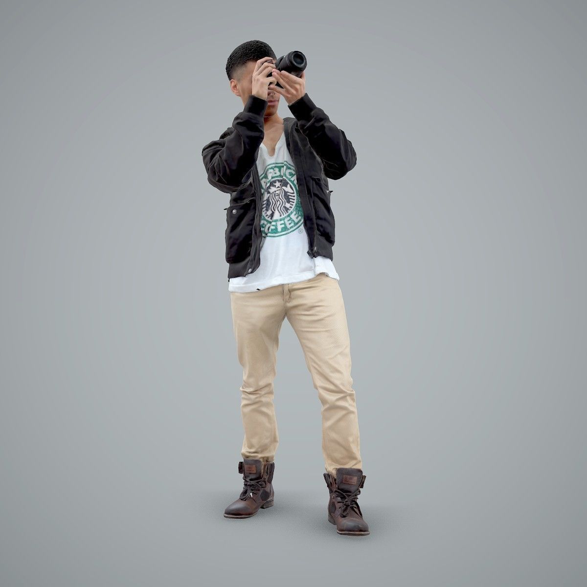 Paparazzi Man with Camera CMan0101-HD2-O02P01-S 3D model_68