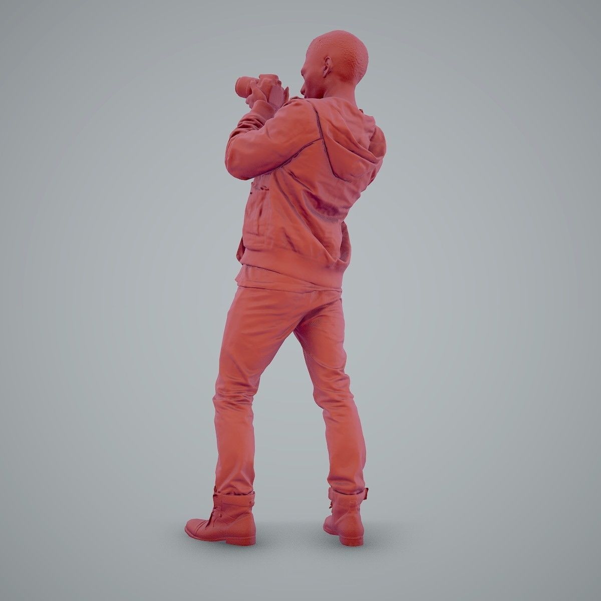 Paparazzi Man with Camera CMan0101-HD2-O02P01-S 3D model_28