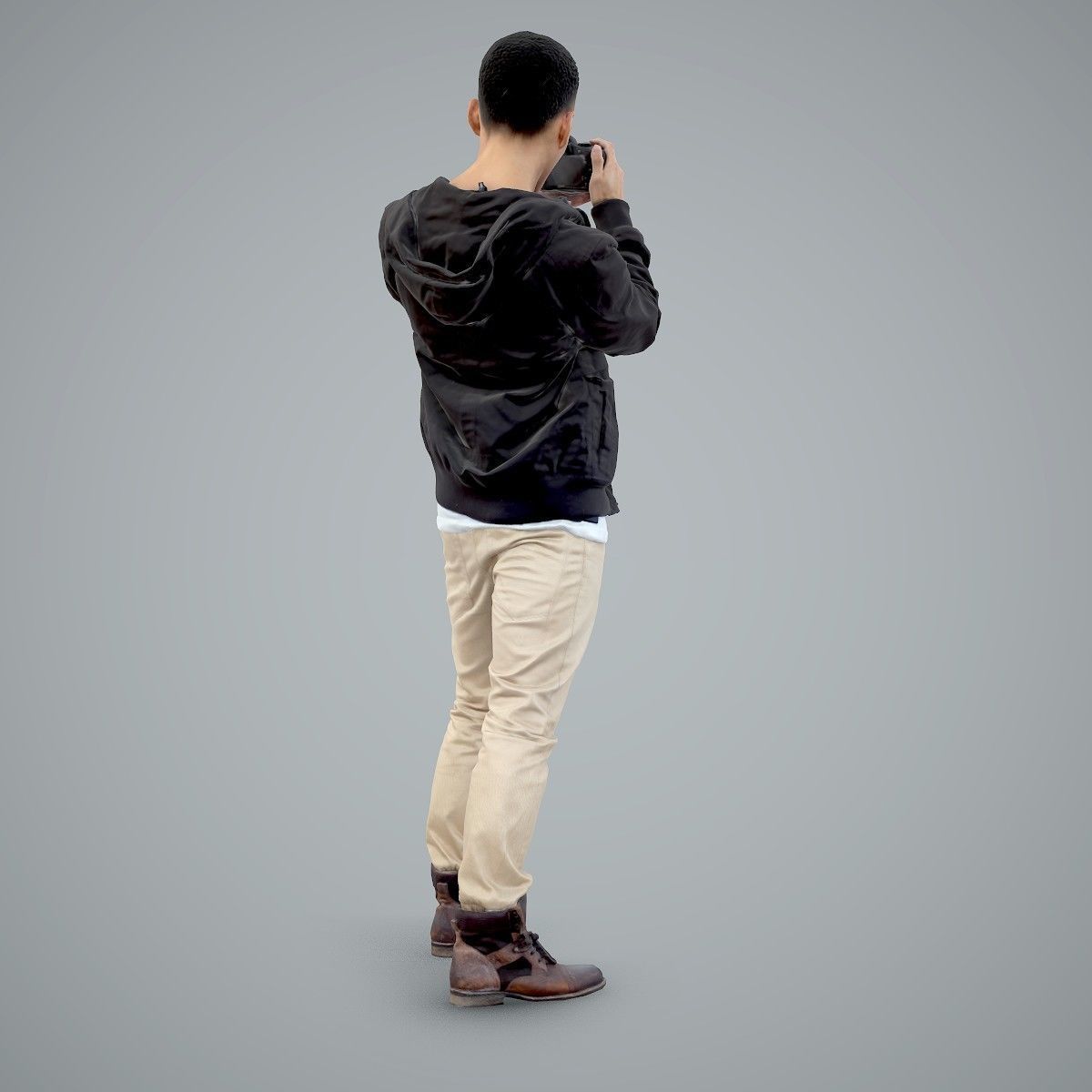 Paparazzi Man with Camera CMan0101-HD2-O02P01-S 3D model_40