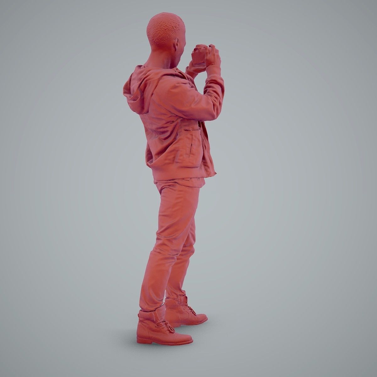 Paparazzi Man with Camera CMan0101-HD2-O02P01-S 3D model_9