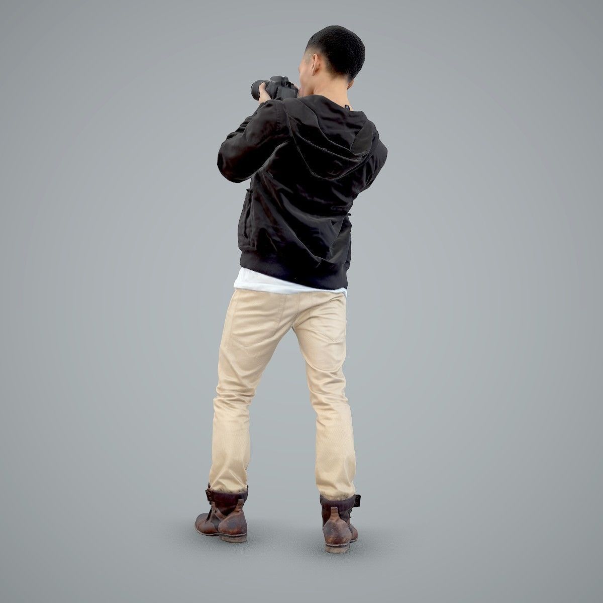 Paparazzi Man with Camera CMan0101-HD2-O02P01-S 3D model_70