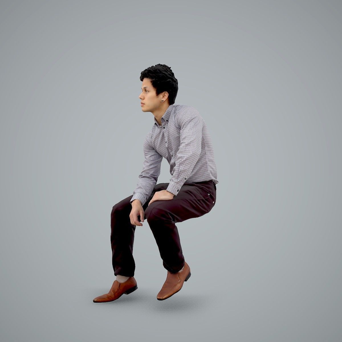 Casual Business Man Sitting BMan0103-HD2-O02P01-S 3D model_24