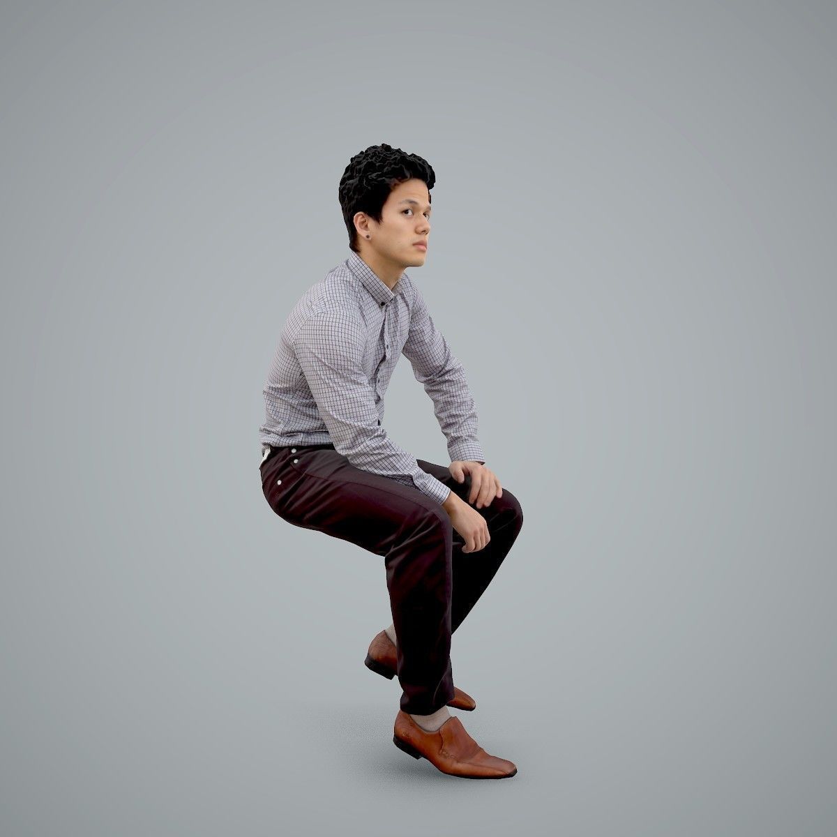 Casual Business Man Sitting BMan0103-HD2-O02P01-S 3D model_65