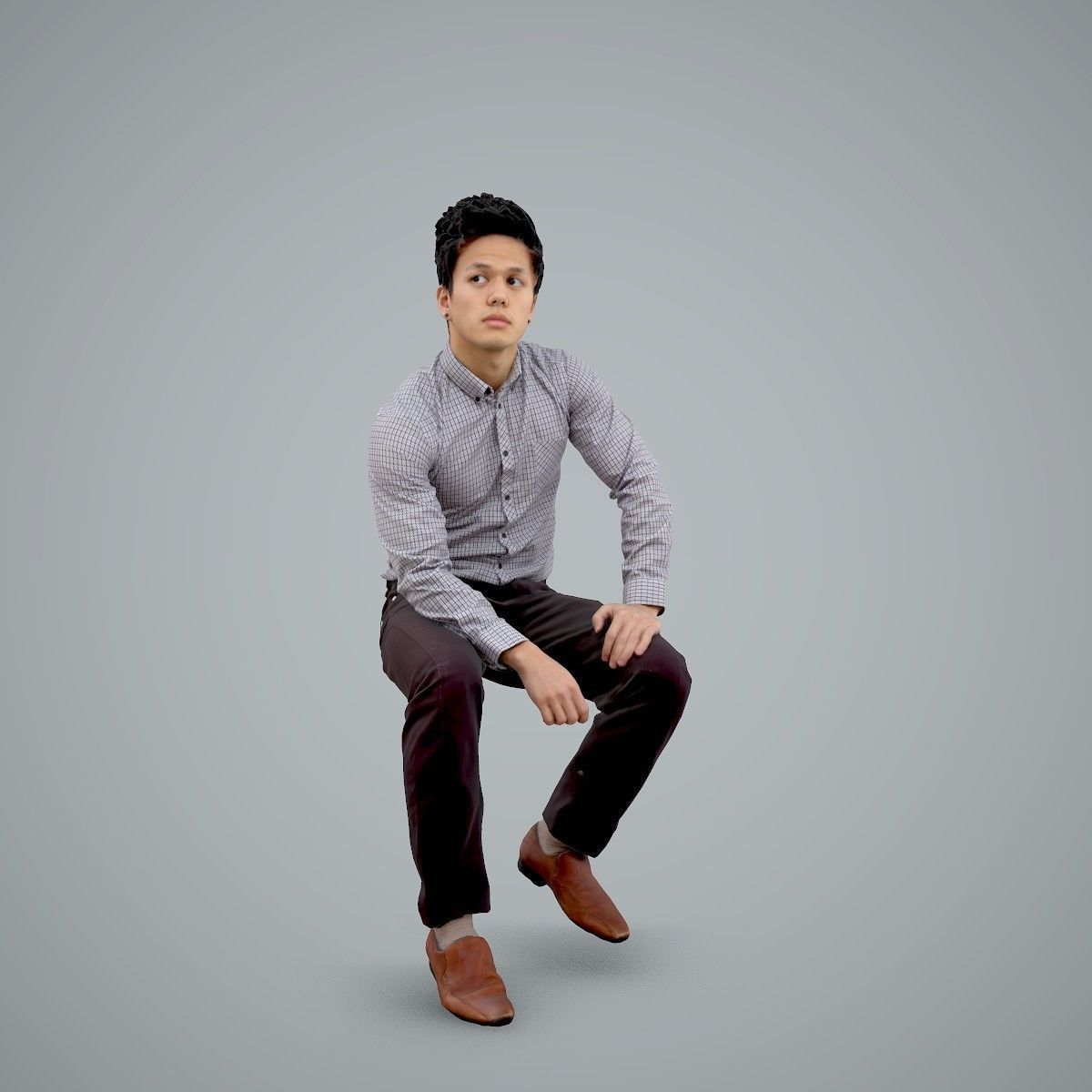 Casual Business Man Sitting BMan0103-HD2-O02P01-S
