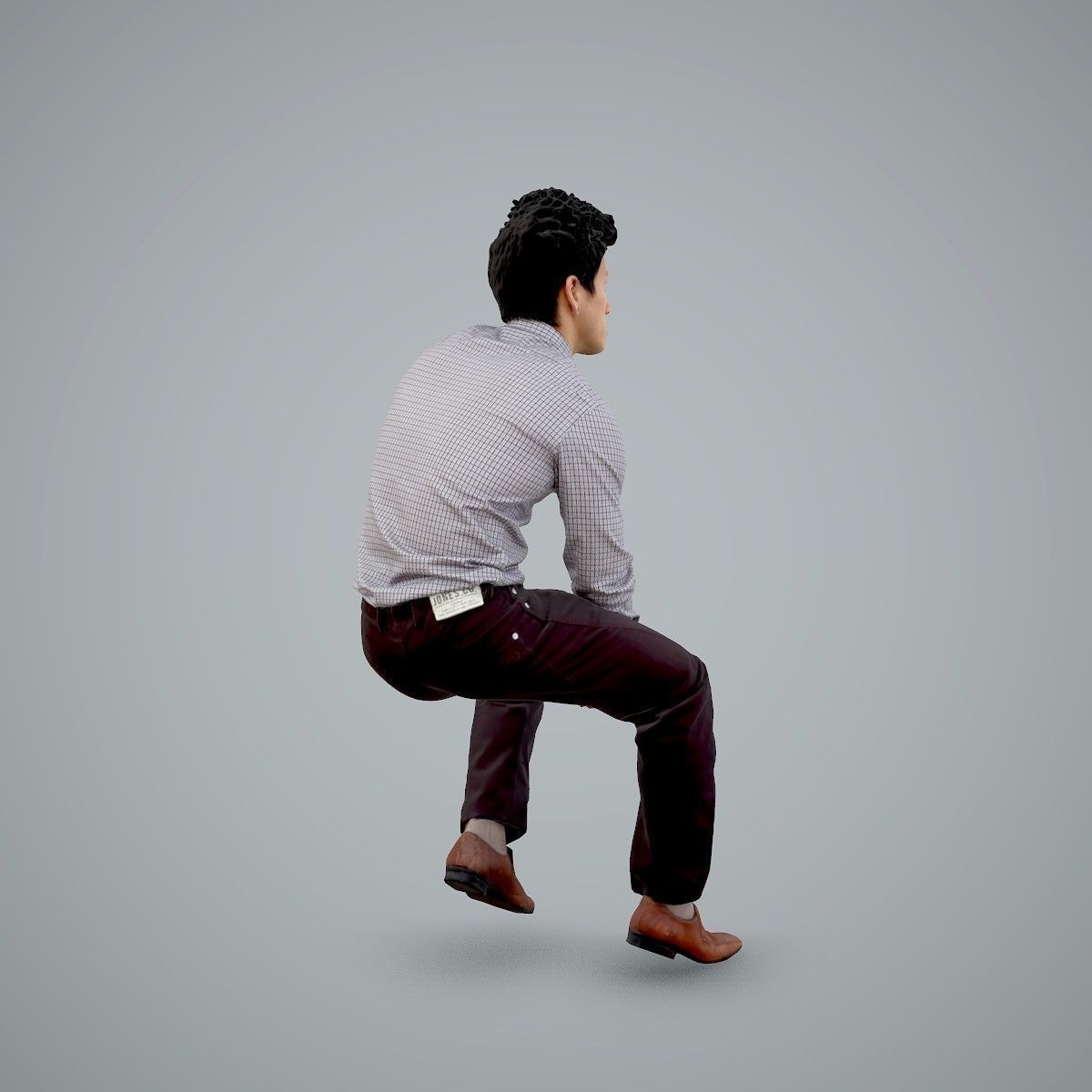 Casual Business Man Sitting BMan0103-HD2-O02P01-S 3D model_49