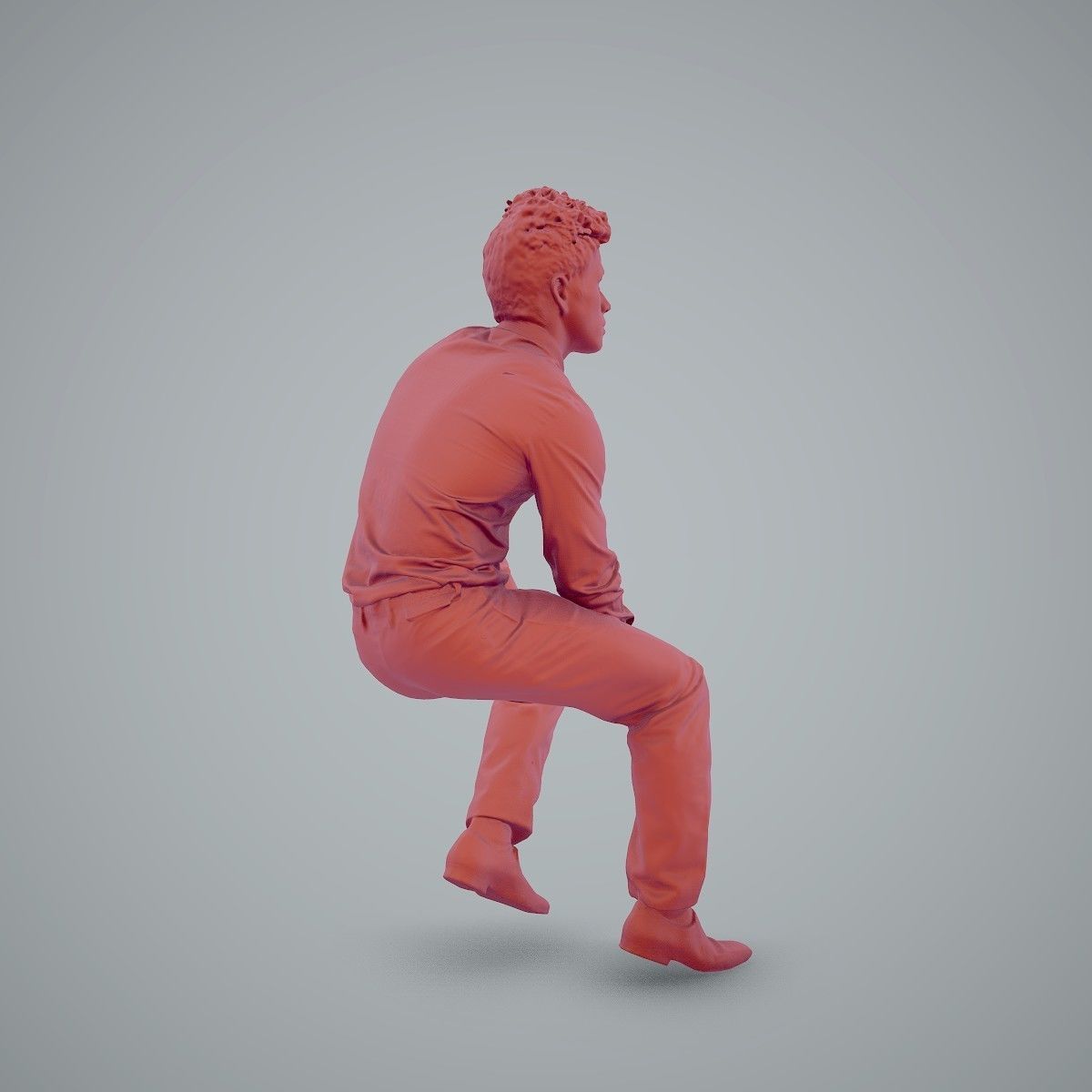 Casual Business Man Sitting BMan0103-HD2-O02P01-S 3D model_5