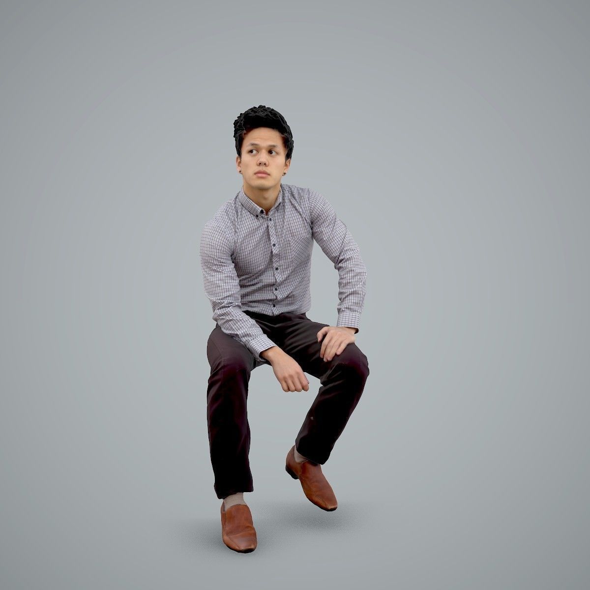 Casual Business Man Sitting BMan0103-HD2-O02P01-S 3D model_71