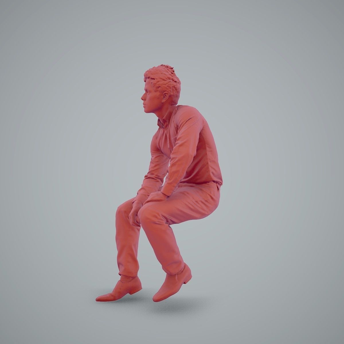 Casual Business Man Sitting BMan0103-HD2-O02P01-S 3D model_6