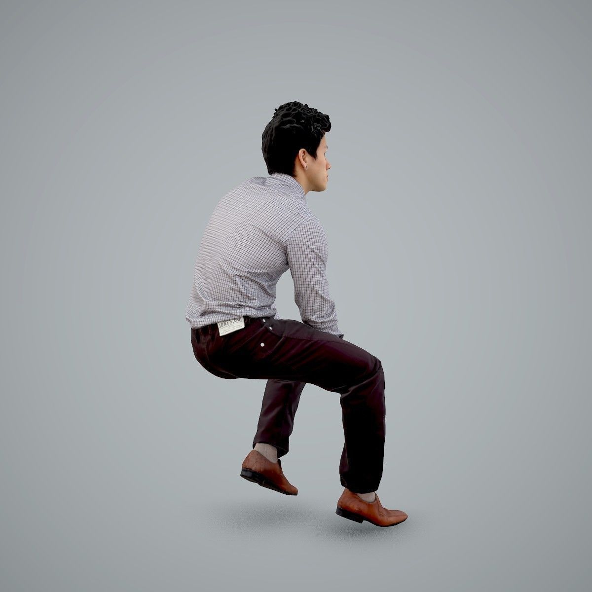 Casual Business Man Sitting BMan0103-HD2-O02P01-S 3D model_3