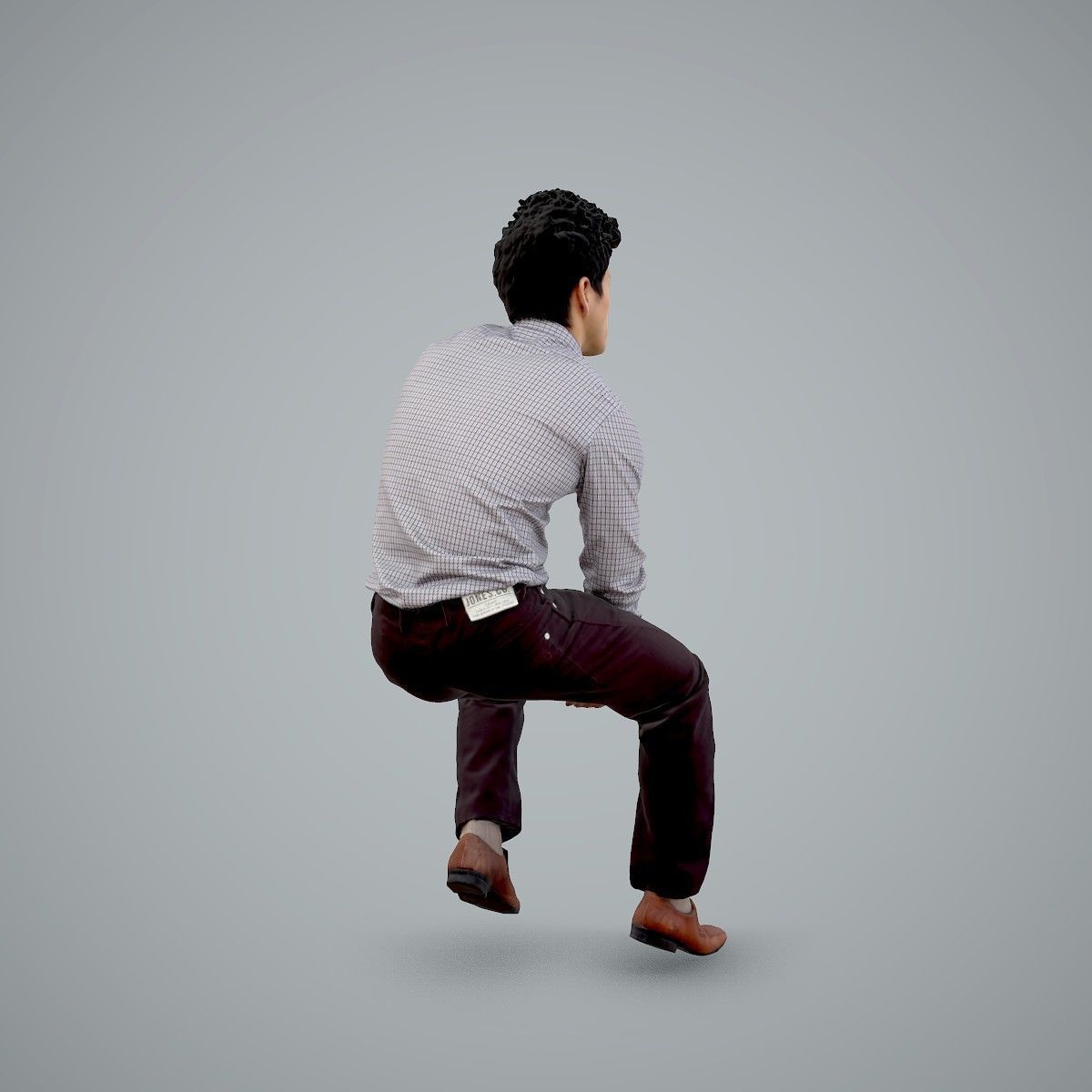 Casual Business Man Sitting BMan0103-HD2-O02P01-S 3D model_11