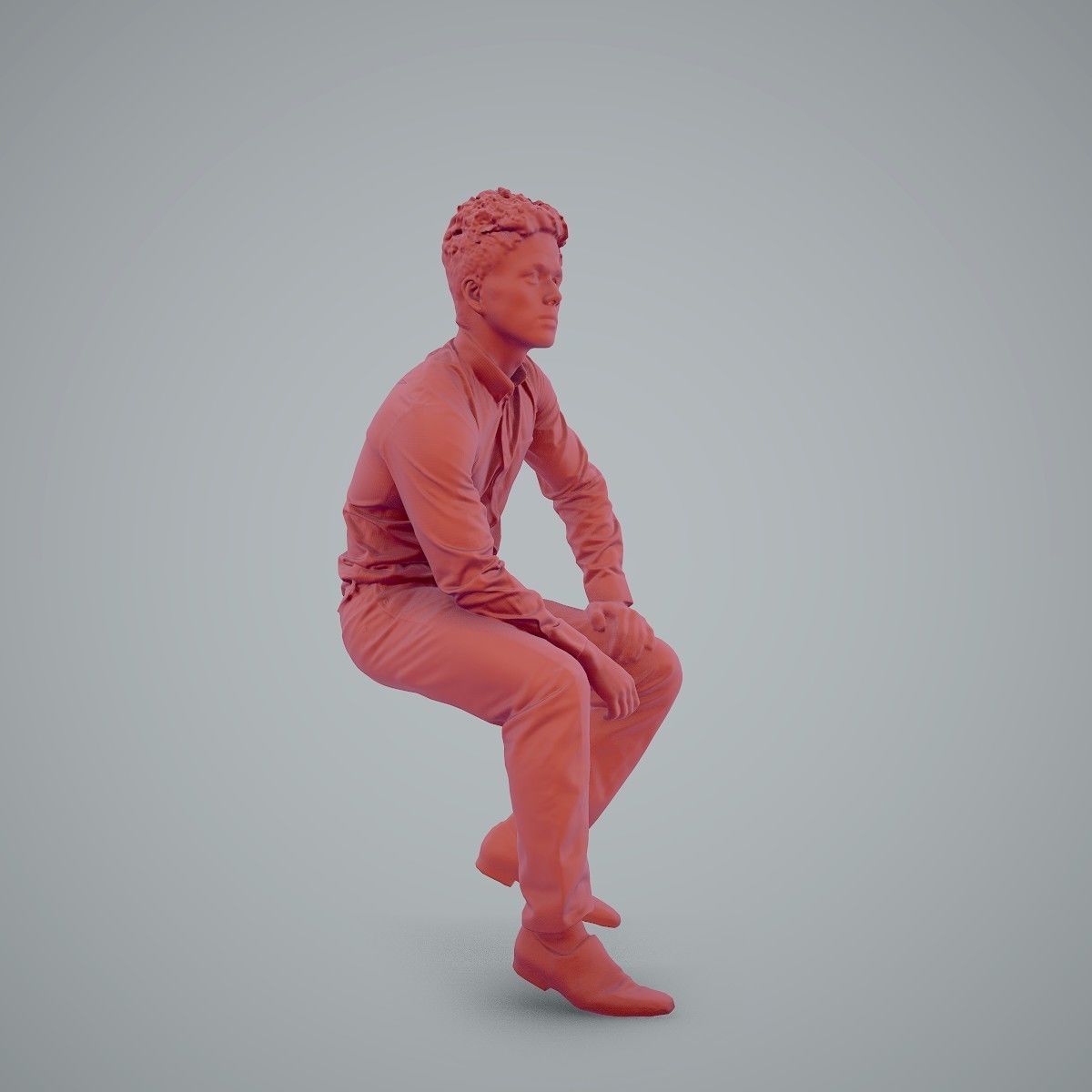 Casual Business Man Sitting BMan0103-HD2-O02P01-S 3D model_61