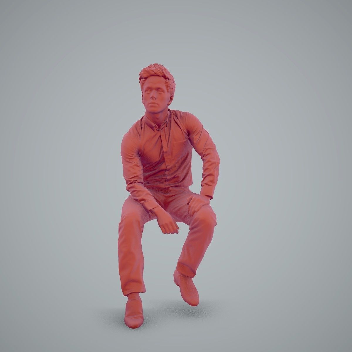 Casual Business Man Sitting BMan0103-HD2-O02P01-S 3D model_19