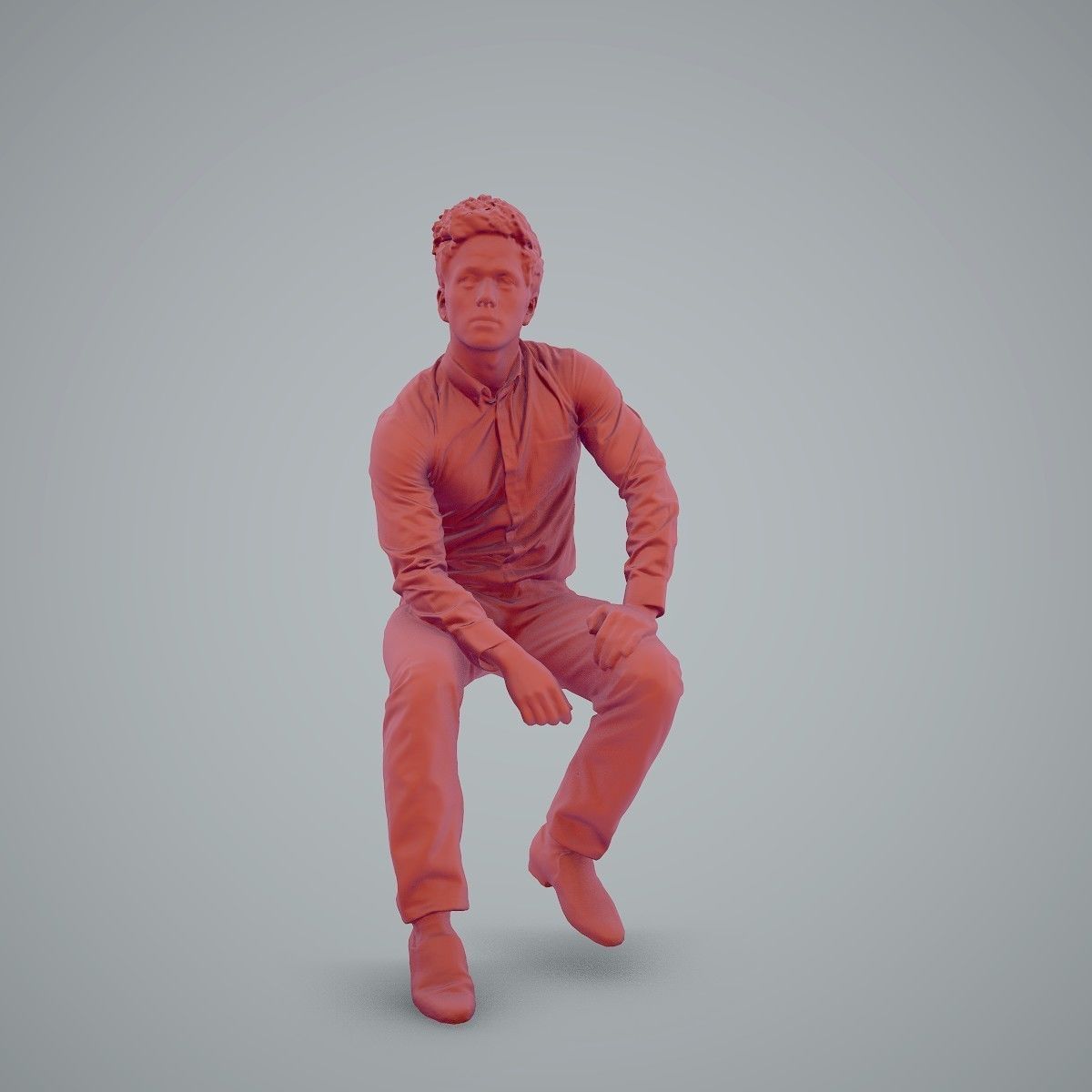 Casual Business Man Sitting BMan0103-HD2-O02P01-S 3D model_9