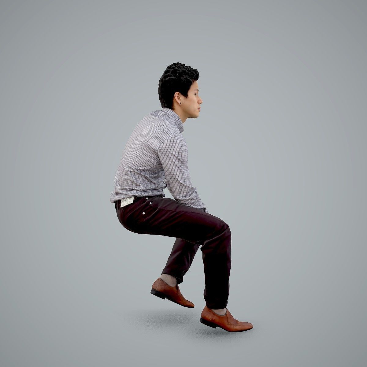 Casual Business Man Sitting BMan0103-HD2-O02P01-S 3D model_23