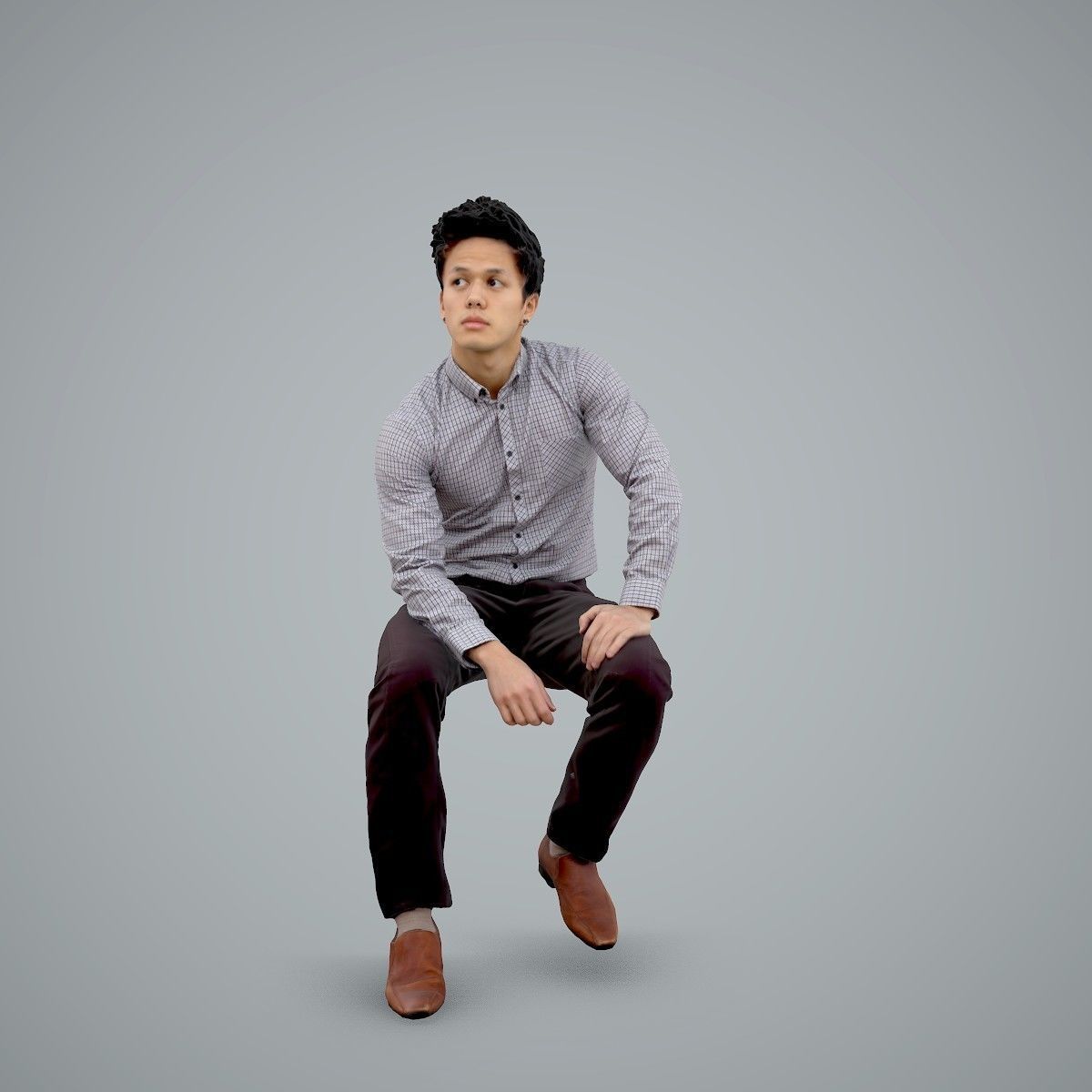 Casual Business Man Sitting BMan0103-HD2-O02P01-S 3D model_45