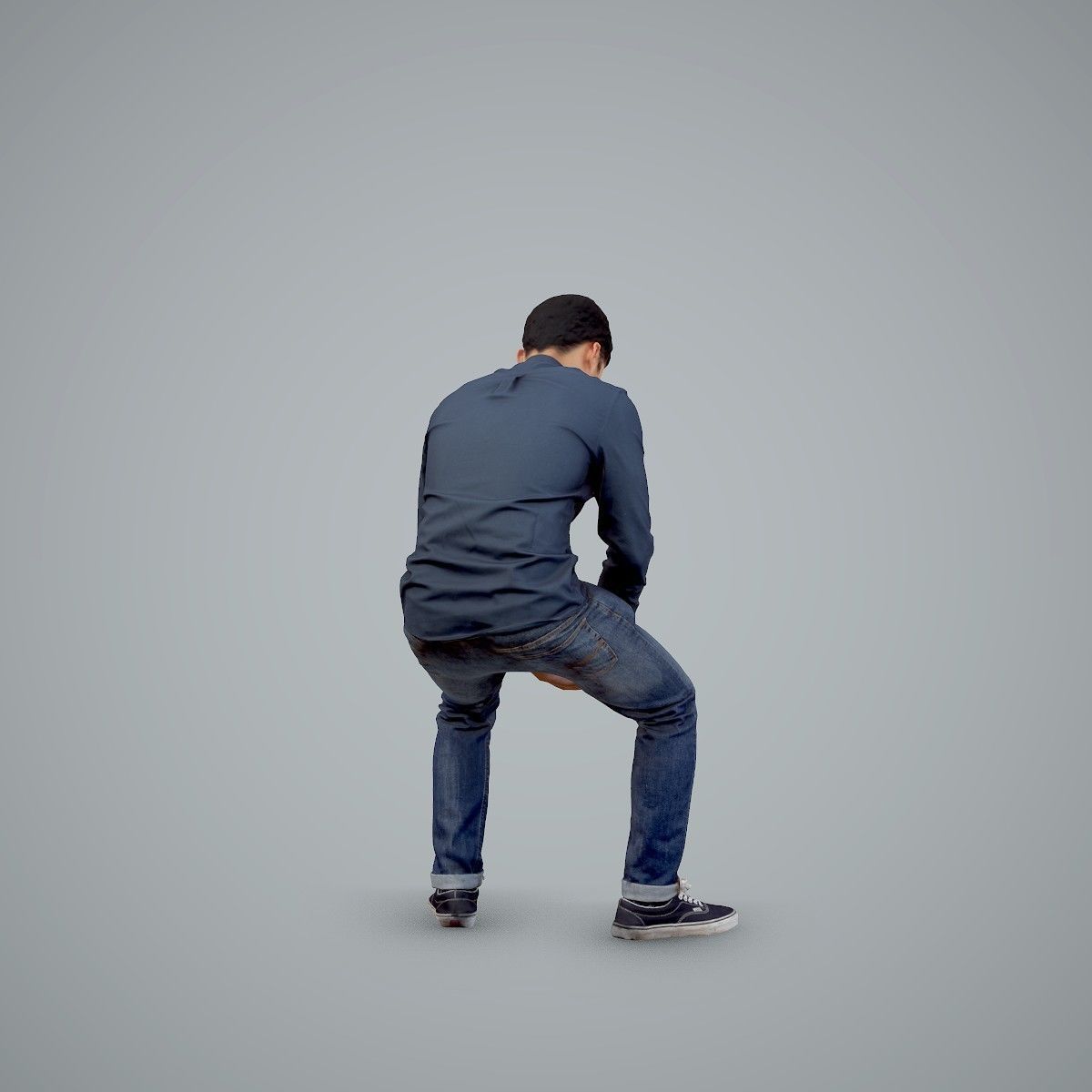 Casual Man Texting on Phone CMan0104-HD2-O01P01-S 3D model_37