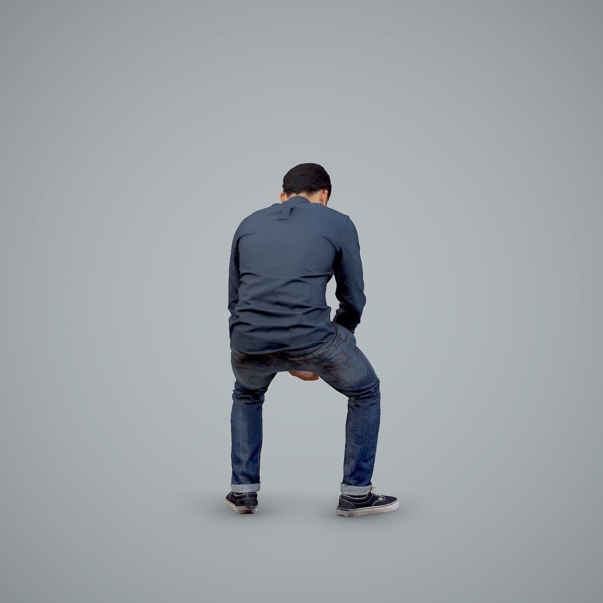 Casual Man Texting on Phone CMan0104-HD2-O01P01-S 3D model_41