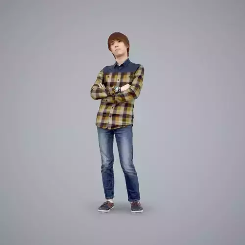 Casual Standing Man with Jeans CMan0102-HD2-O02P01-S