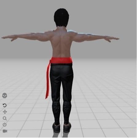 Bruce Lee 3D model_1