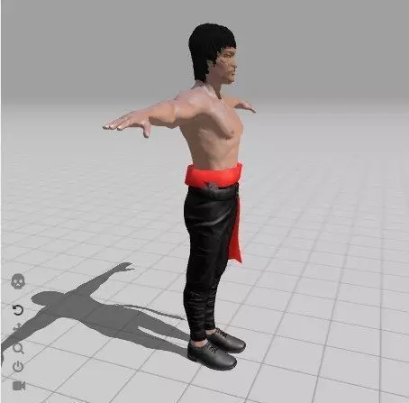 Bruce Lee 3D model_0