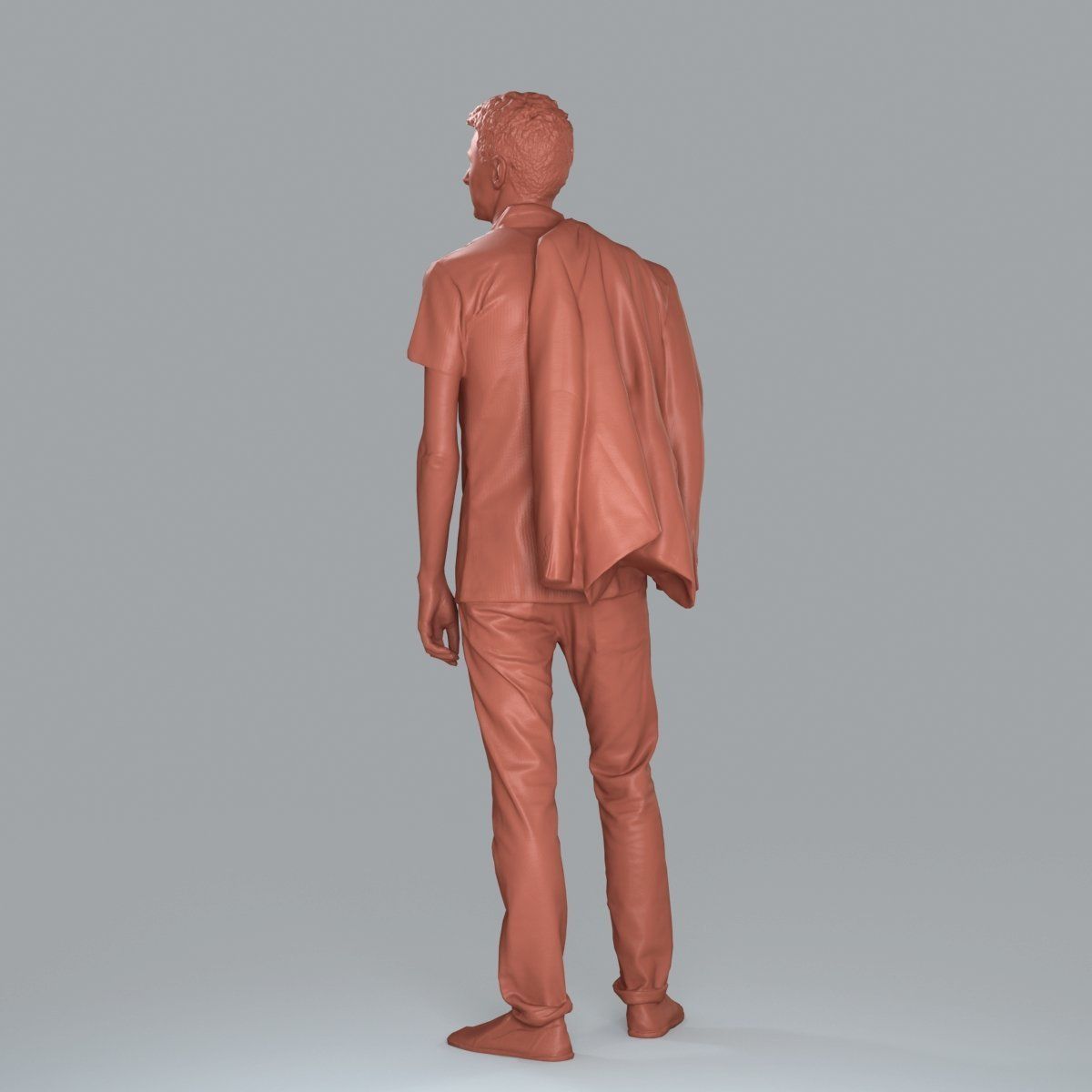 Standing Man with Pink Shirt and Jacket CMan0017-HD2-O02P02-S 3D model_30