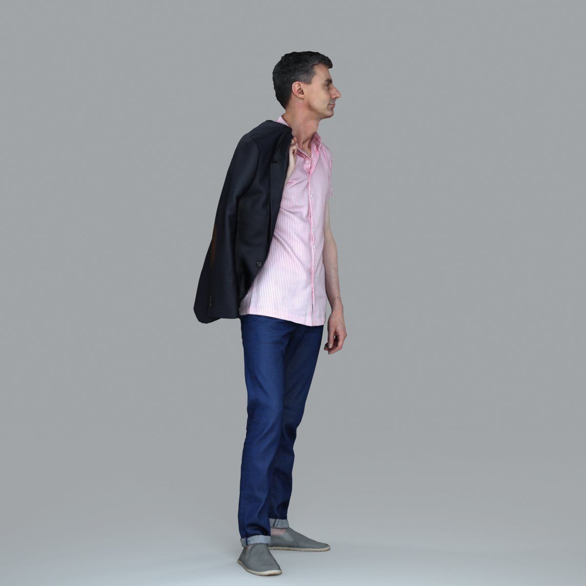 Standing Man with Pink Shirt and Jacket CMan0017-HD2-O02P02-S 3D model_42
