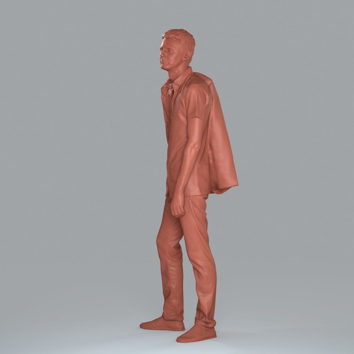 Standing Man with Pink Shirt and Jacket CMan0017-HD2-O02P02-S 3D model_32