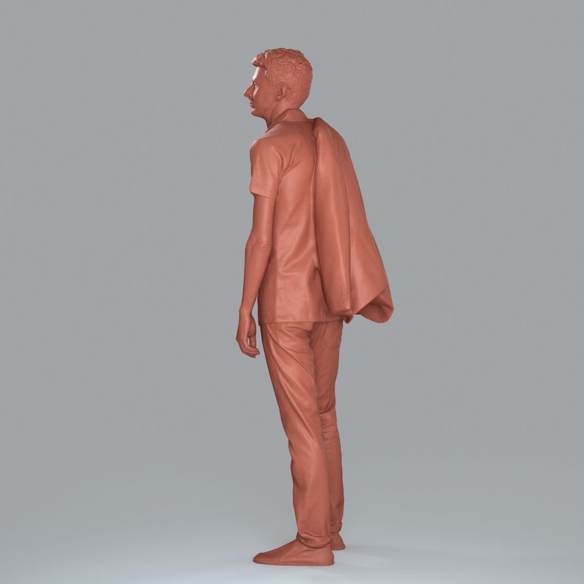 Standing Man with Pink Shirt and Jacket CMan0017-HD2-O02P02-S 3D model_14