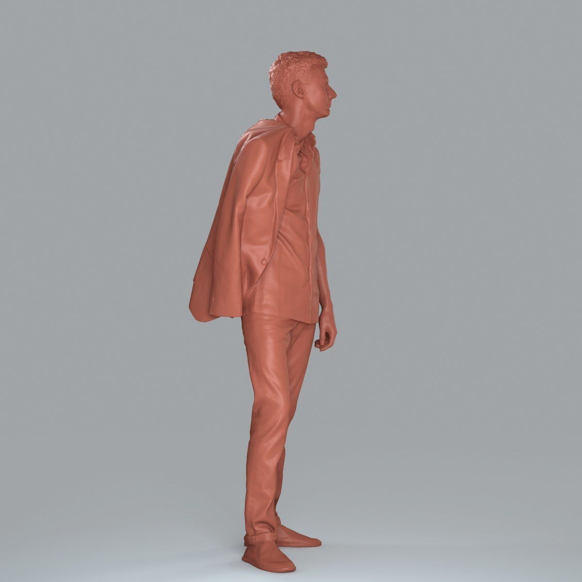Standing Man with Pink Shirt and Jacket CMan0017-HD2-O02P02-S 3D model_23