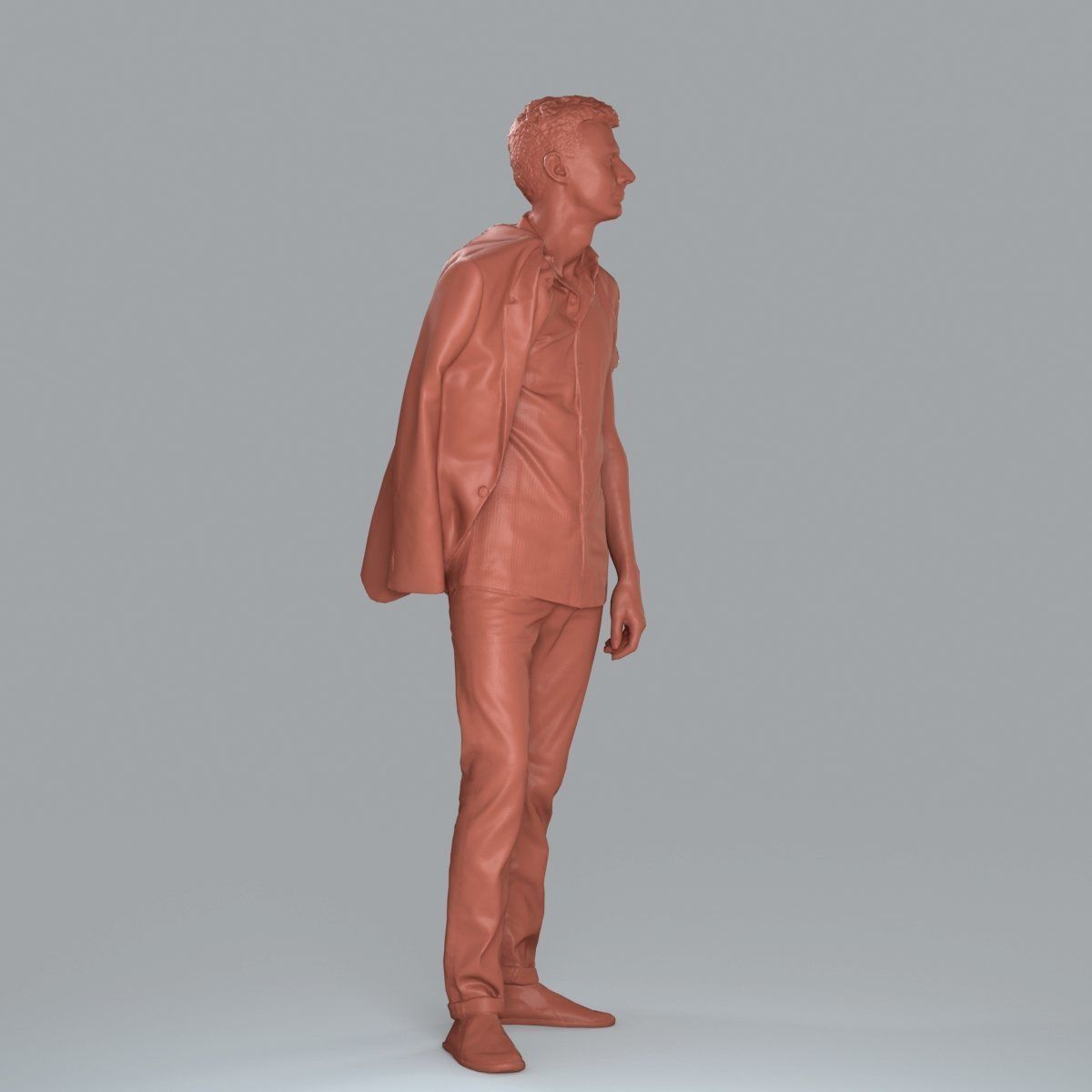 Standing Man with Pink Shirt and Jacket CMan0017-HD2-O02P02-S 3D model_38