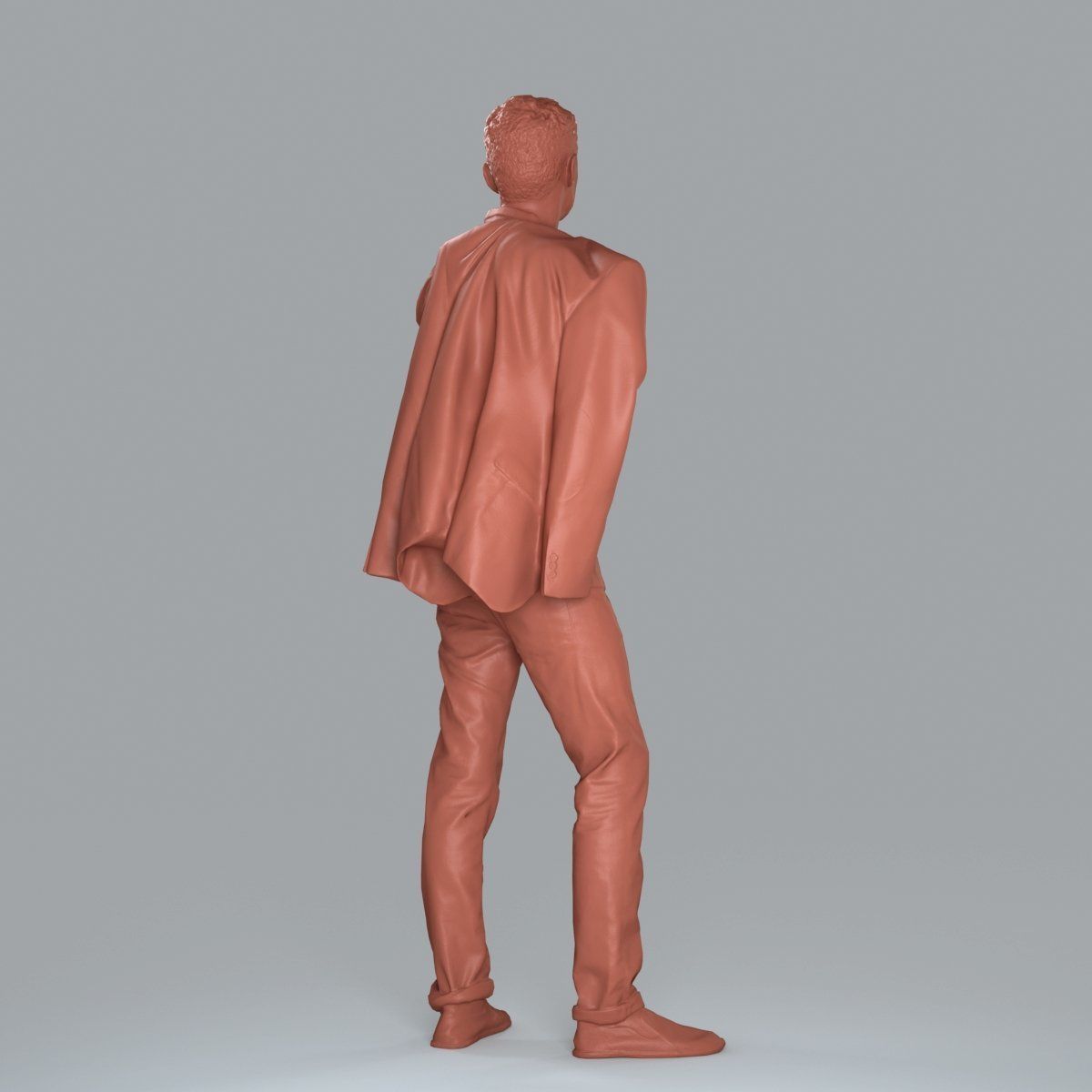 Standing Man with Pink Shirt and Jacket CMan0017-HD2-O02P02-S 3D model_10