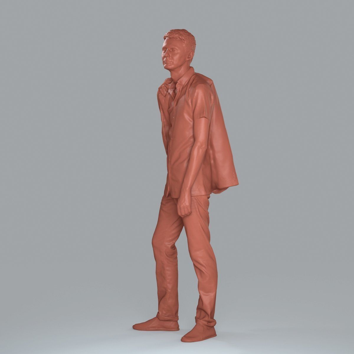 Standing Man with Pink Shirt and Jacket CMan0017-HD2-O02P02-S 3D model_28