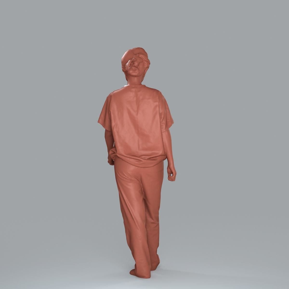 Female Nurse with Blue Scrubs CWom0012-HD2-O02P13-S 3D model_15