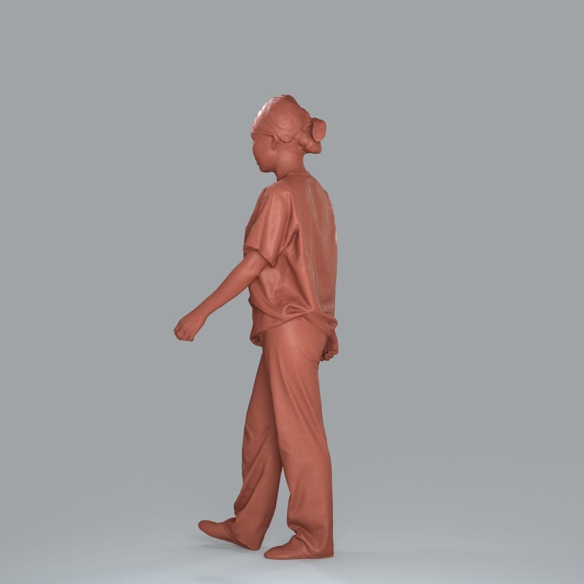 Female Nurse with Blue Scrubs CWom0012-HD2-O02P13-S 3D model_66