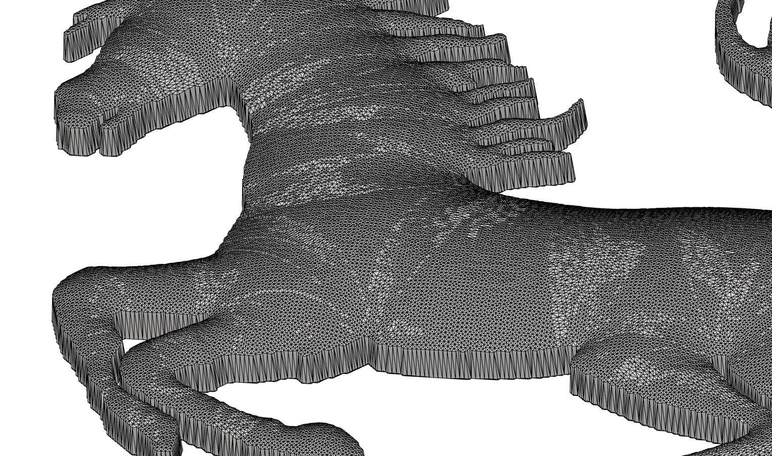 Ferrari horse logo 3D print model_4