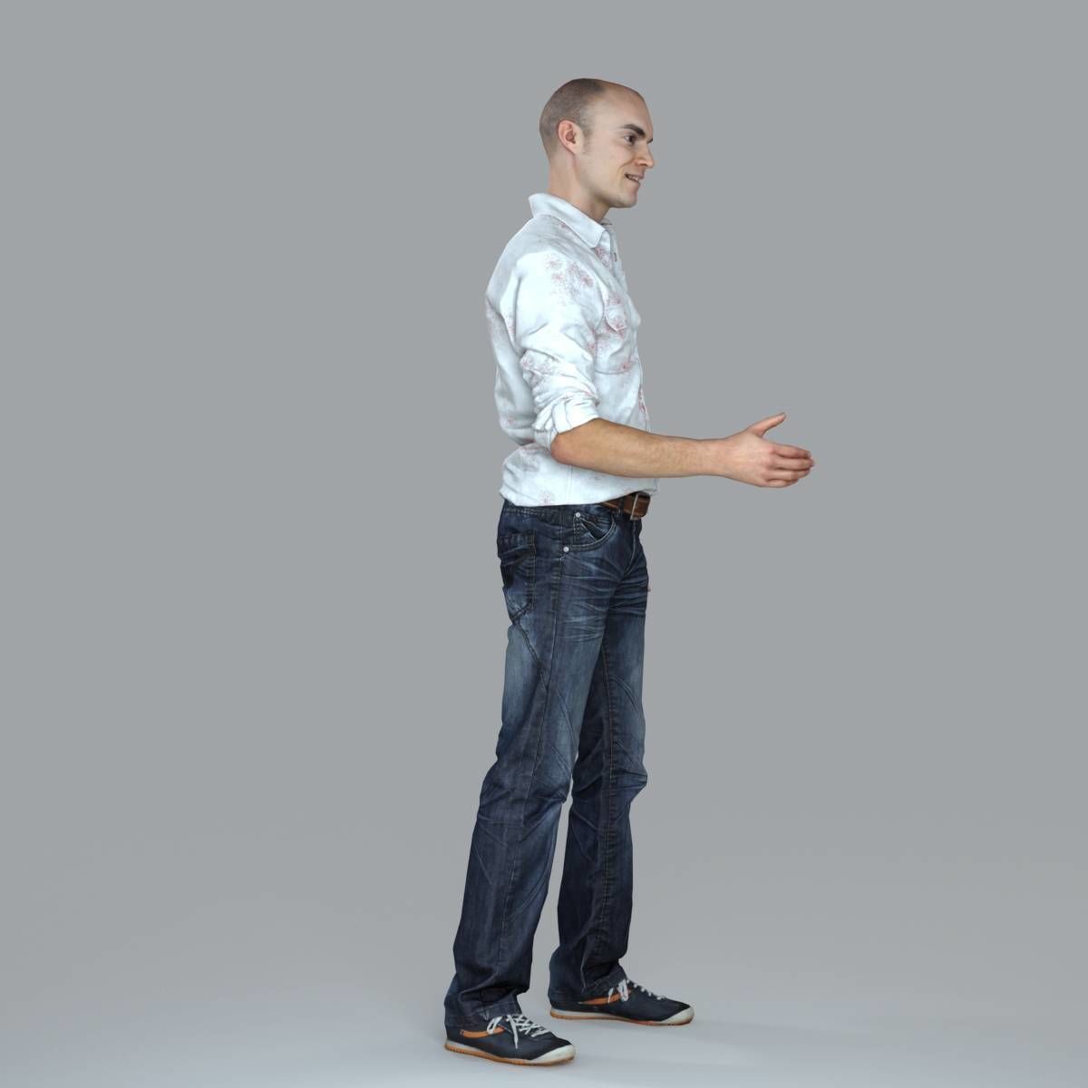 Casual Man Shaking Hand CMan0010-HD2-O01P10-S 3D model_35