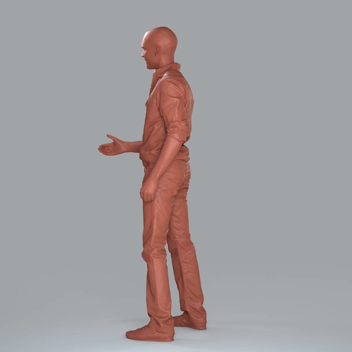 Casual Man Shaking Hand CMan0010-HD2-O01P10-S 3D model_13