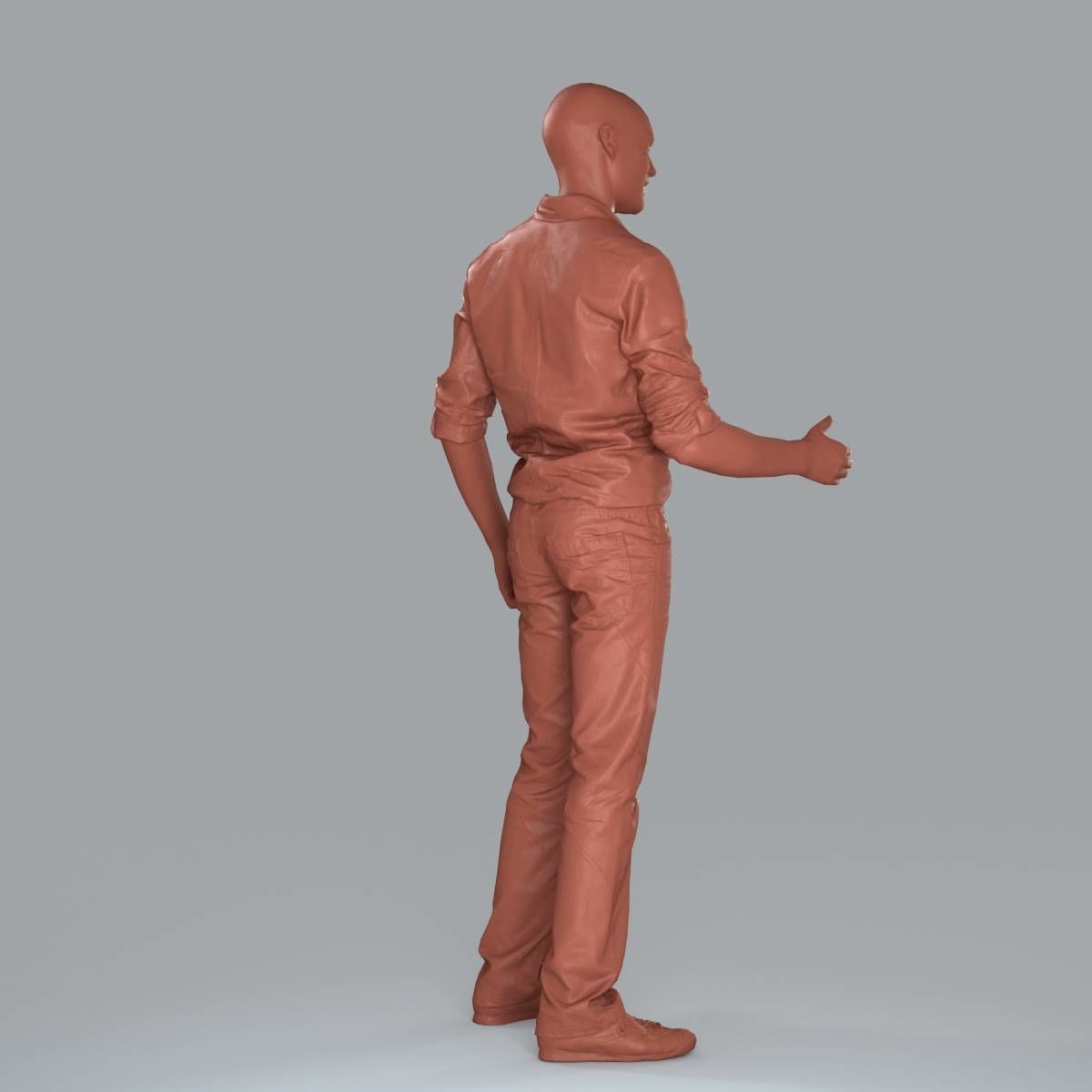 Casual Man Shaking Hand CMan0010-HD2-O01P10-S 3D model_36
