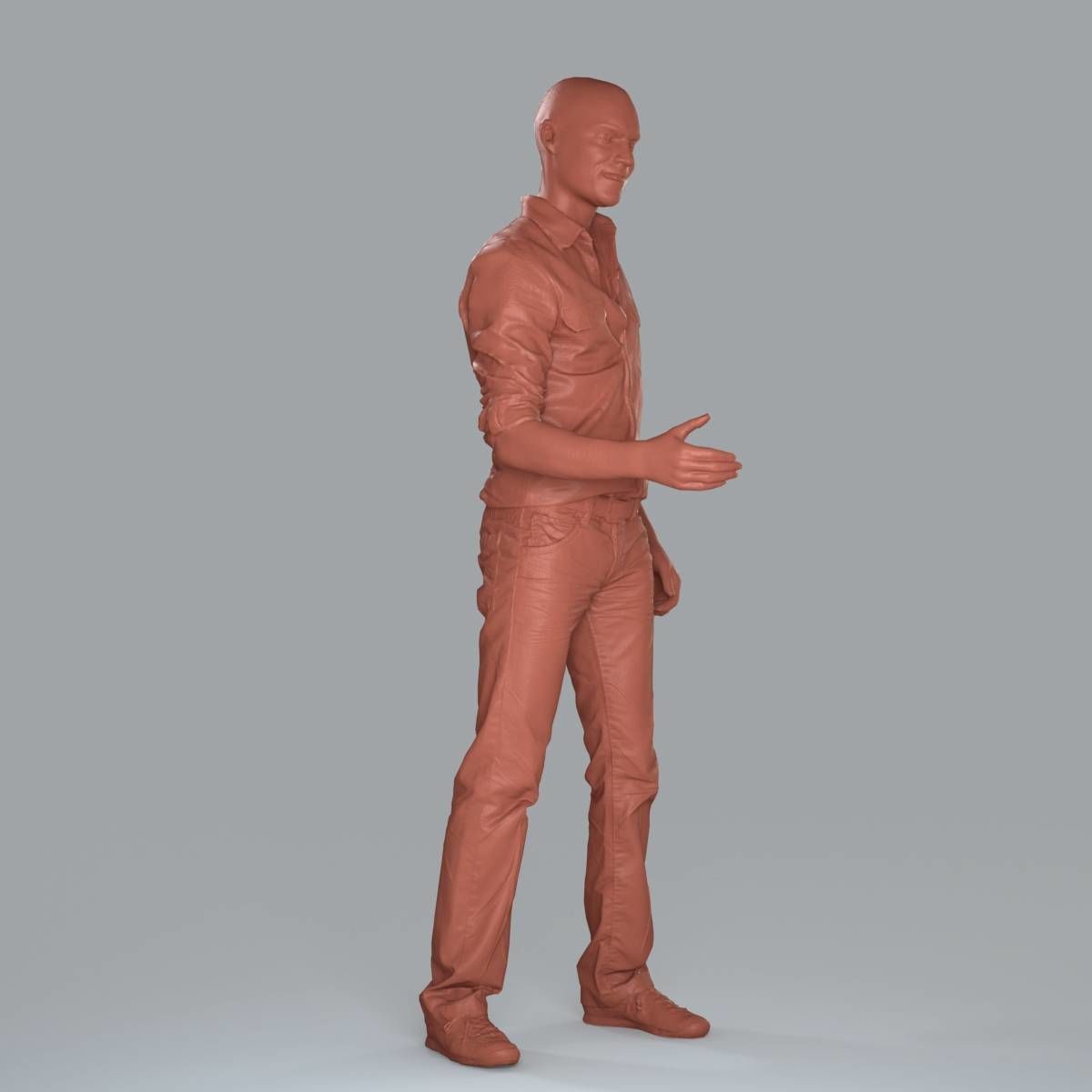 Casual Man Shaking Hand CMan0010-HD2-O01P10-S 3D model_32