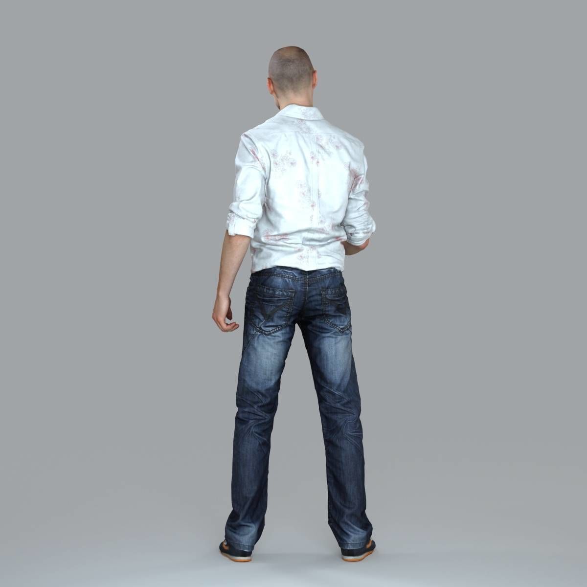 Casual Man Shaking Hand CMan0010-HD2-O01P10-S 3D model_4